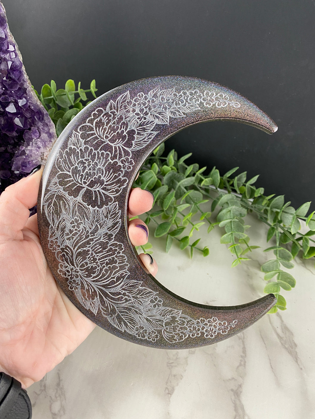 Resin Moon by Allie Kat Creations