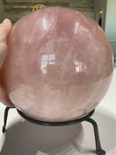 Load image into Gallery viewer, Rose Quartz Sphere- 25 pounds!!