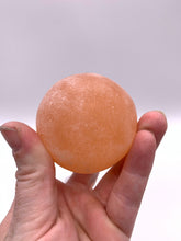 Load image into Gallery viewer, Peach Selenite Sphere