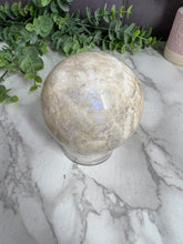 Load image into Gallery viewer, Blue Flash Moonstone Sphere