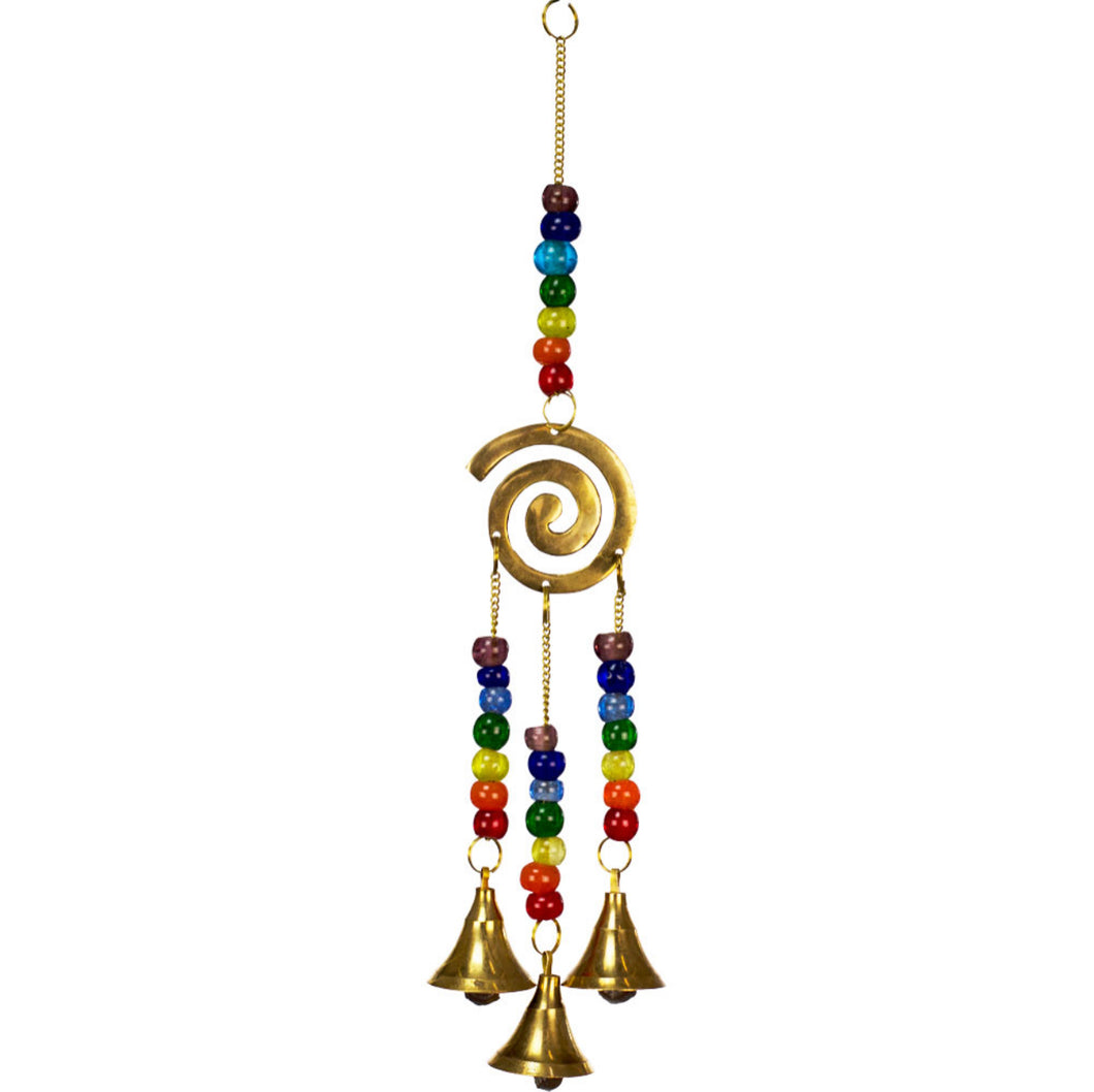 Chakra Spiral Hanging Bel