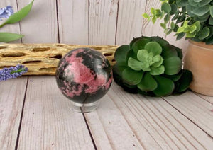 Rhodonite Sphere