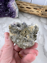 Load image into Gallery viewer, Pyrite, Quartz and Fluorite Specimen