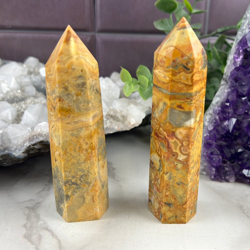 Crazy Lace Agate Tower