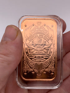 1 OZ Morgan Copper Bar