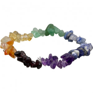 Chakra Chipstone Bracelet