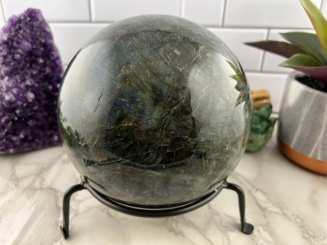 Labradorite Sphere- 18 Pounds