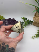 Load image into Gallery viewer, Pyrite Pyramid | Pyrite Crystal | Crystals Stones Rocks &amp; Mineralas