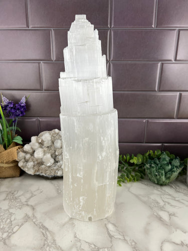 Large Selenite Lamp
