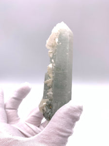 Quartz with Hedenbergite- RARE