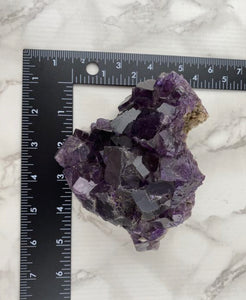 Purple Cube Fluorite