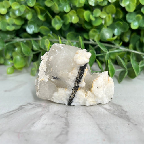 Tourmaline and Quartz Raw Specimen