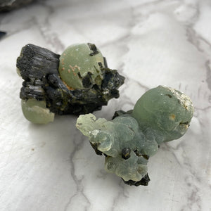 Raw Prehnite and Epidot