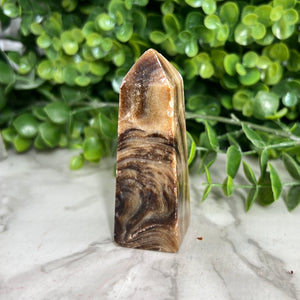 Chocolate Calcite Tower