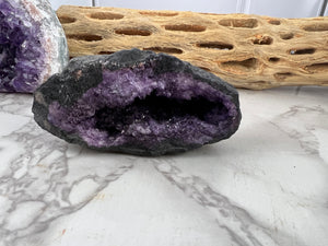 Purple Dyed Calcite Geode