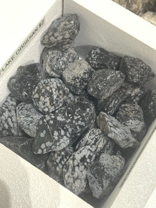 Rough Snowflake Obsidian