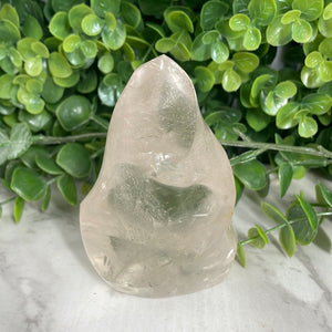 Clear Quartz Flame