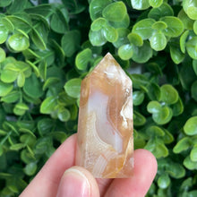 Load image into Gallery viewer, Carnelian And Flower Agate Tower