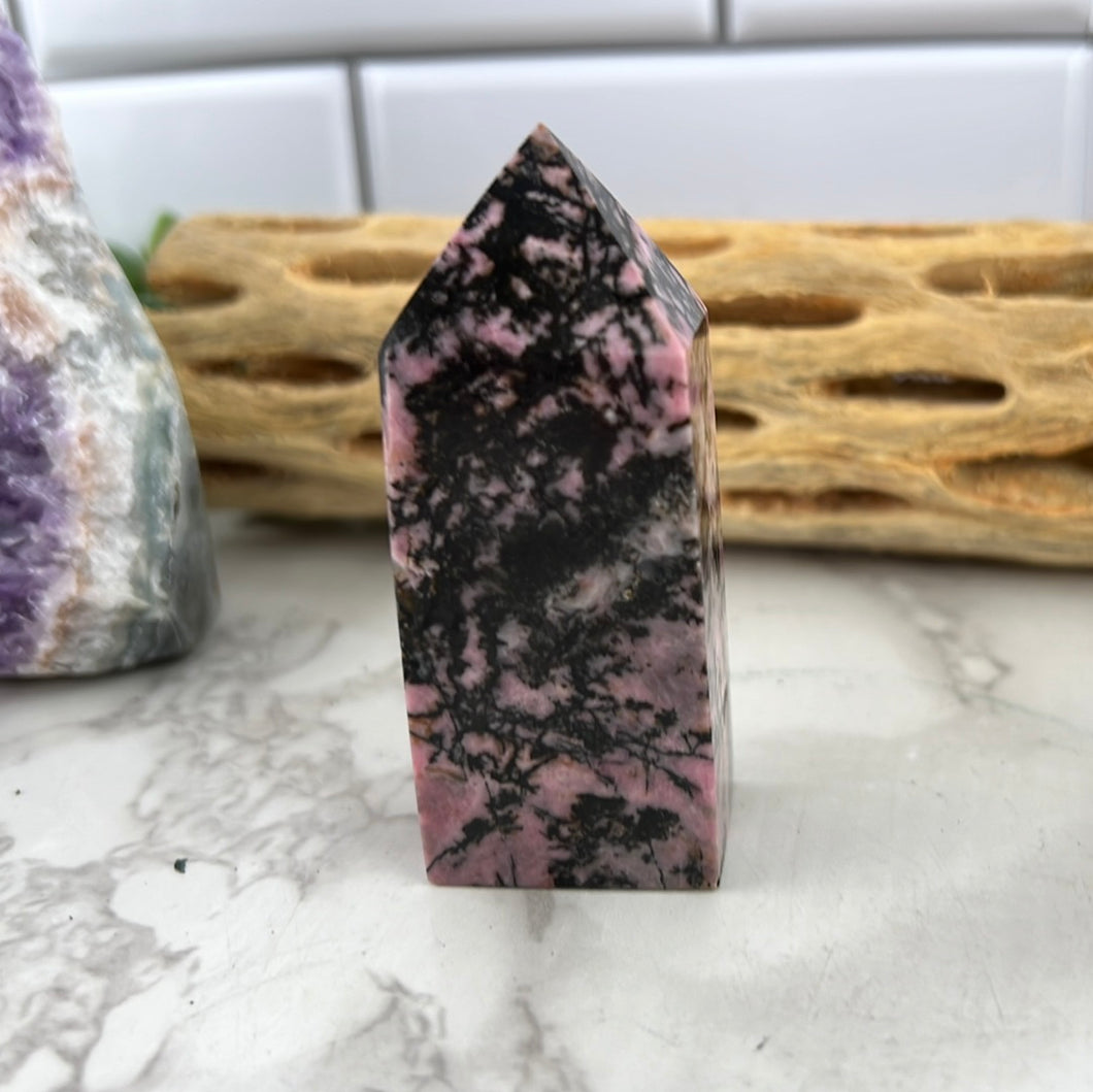 Rhodonite Obelisk Tower