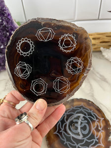 Agate Slabs With Design