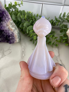 Pink Opalite Elsa Carving