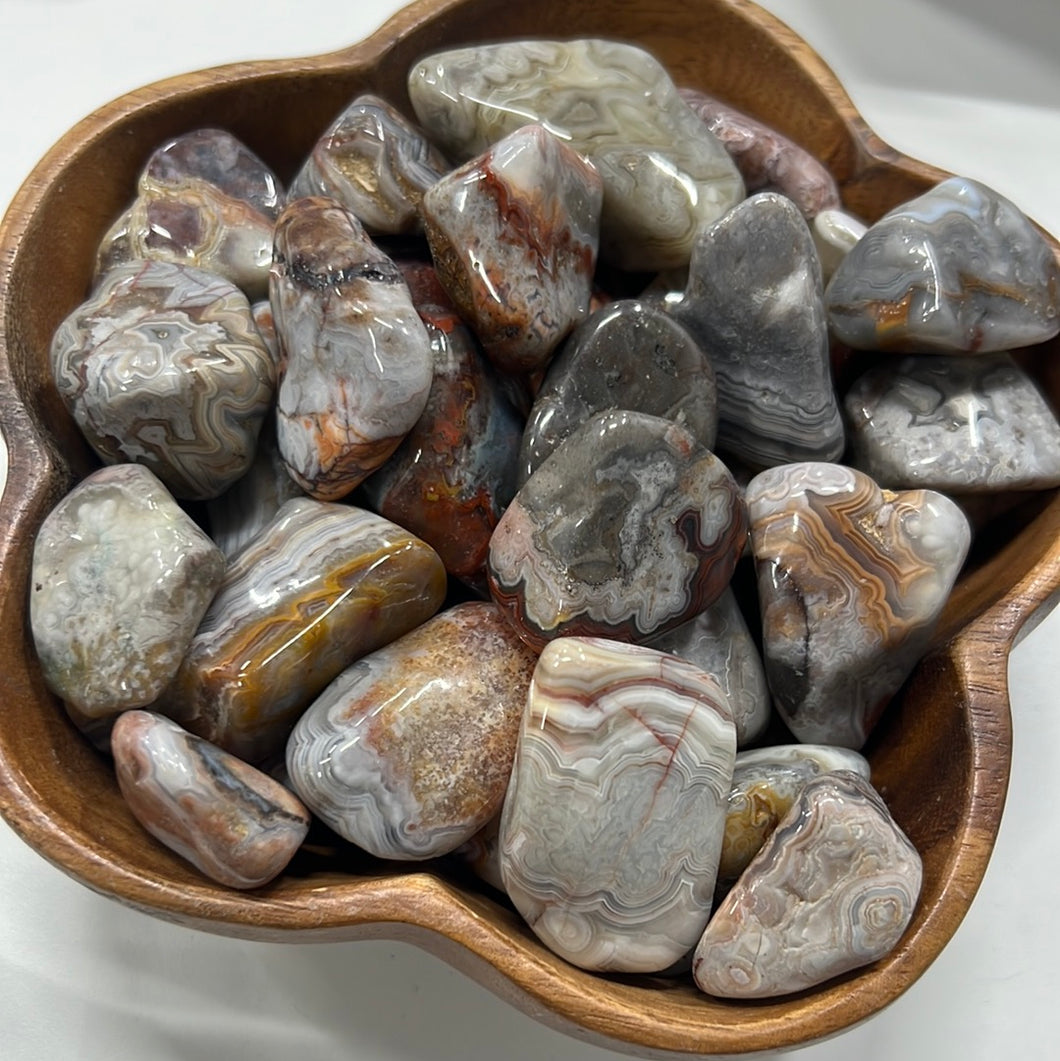 Crazy Lace Agate Tumbled