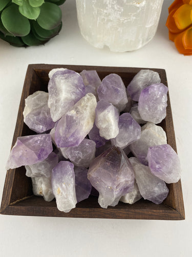 Raw Amethyst Point (1) | Purple Healing Crystals Stones Rocks & Minerals