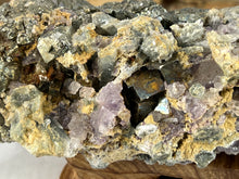 Load image into Gallery viewer, Pyrite, Quartz and Fluorite Specimen