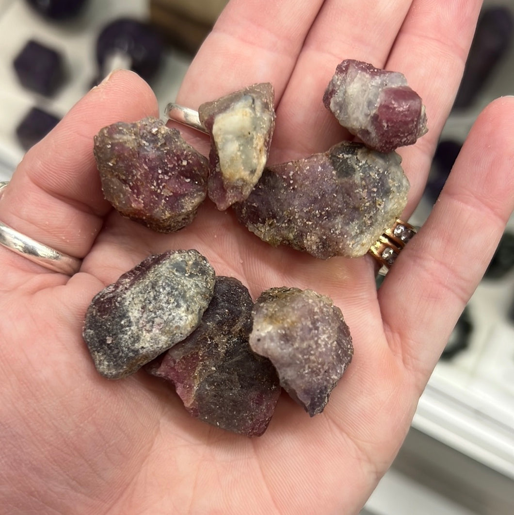Pink Tourmaline Raw Stone
