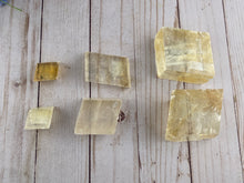 Load image into Gallery viewer, Golden Optical Calcite Cube (1) | Calcite Crystals Stones Rocks &amp; Minerals
