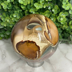 Polychrome & Orbicular Jasper Sphere