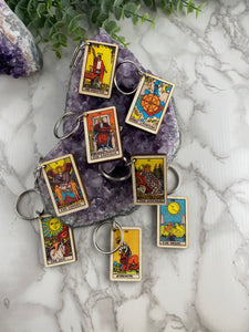 Wooden Tarot Keychain