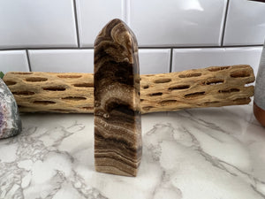 Chocolate Calcite Tower