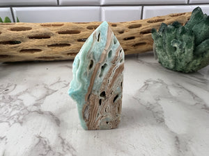Blue Aragonite Tower