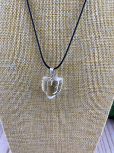 Clear Quartz Crystal Necklace