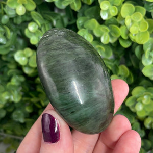 Nephrite Jade Palm Stone