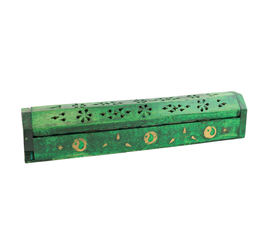 Green Incense Storage Box