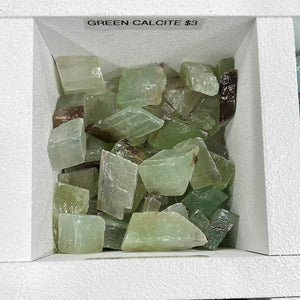Raw Calcite (1) | Orange, Blue or Green Calcite