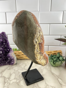 Amethyst on Metal Stand