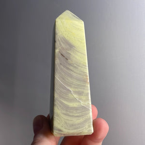 Lemon Serpentine Obelisk