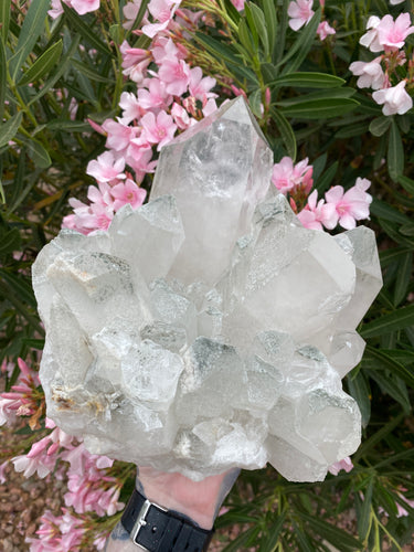 Quartz with Chlorite Cluster