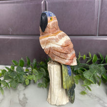 Load image into Gallery viewer, Crystal Parrot Statue