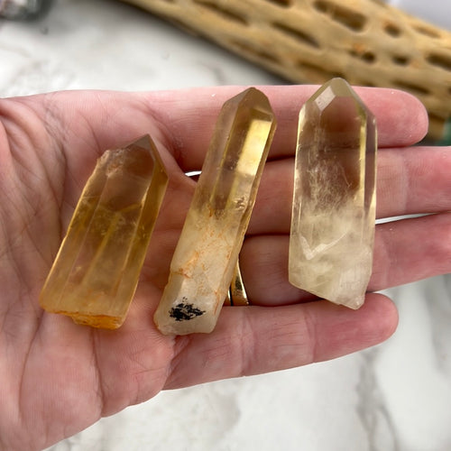 Natural Citrine Point