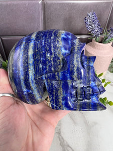 Lapis Lazuli Skull