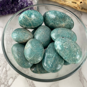 Amazonite Palm Stone