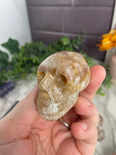 Load image into Gallery viewer, Flower Agate Skull