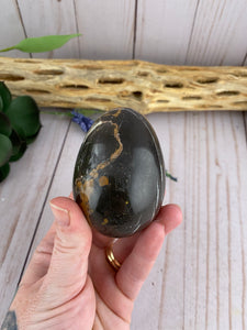 Brown & Black Jasper Egg | Jasper Polished Crystal