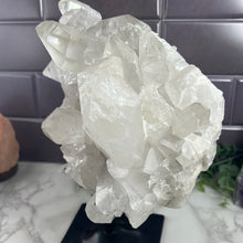 Load image into Gallery viewer, Clear Quartz Cluster on Stand