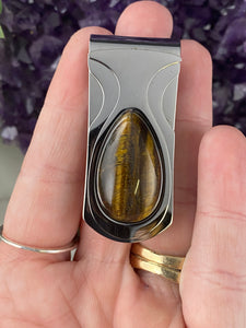 Tiger Eye Money Clip