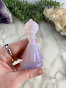 Pink Opalite Elsa Carving